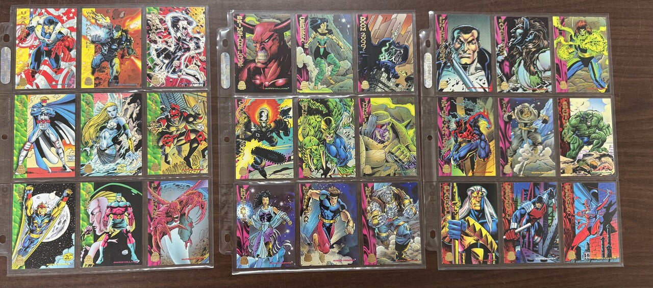 1994 Fleer Marvel Universe Series 5 Complete Card Set (200) NM