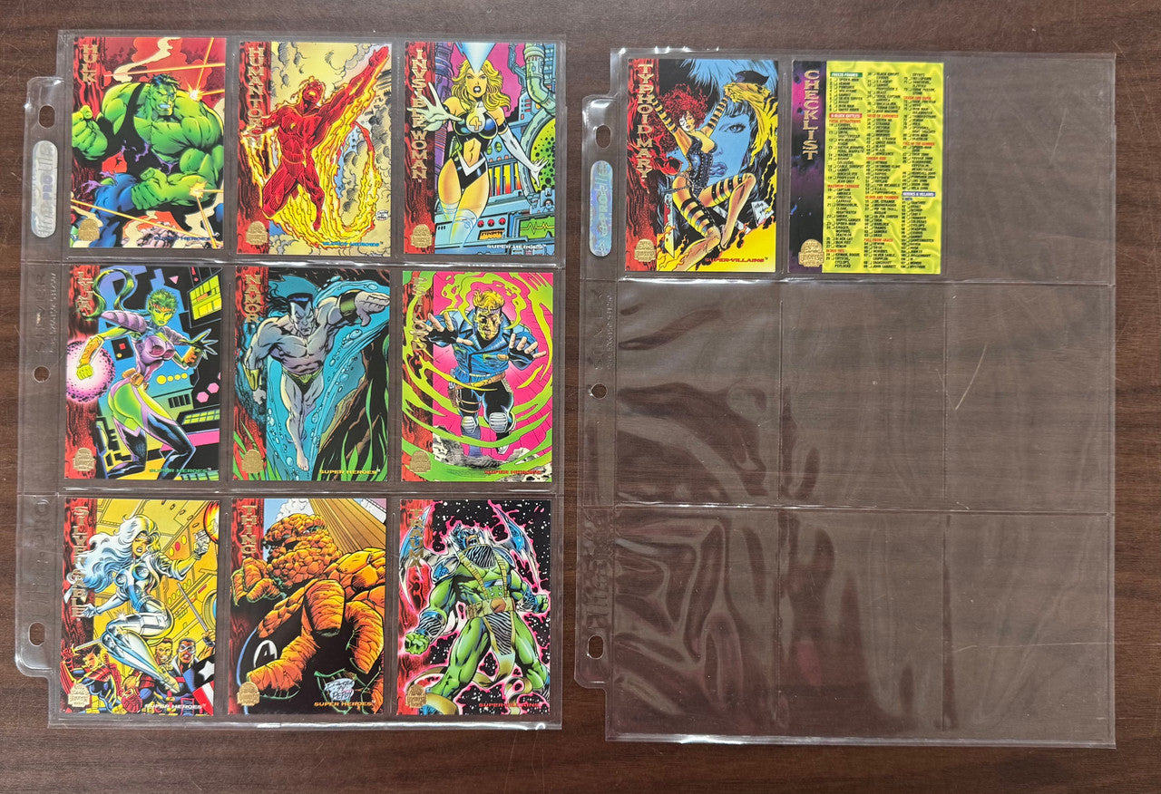 1994 Fleer Marvel Universe Series 5 Complete Card Set (200) NM