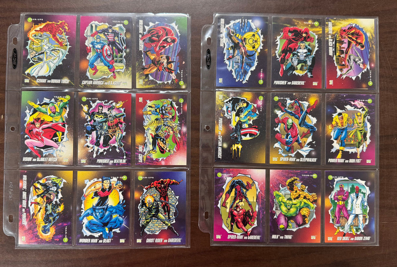 1992 Impel Marvel Universe Series 3 Partial Card Set (1-100) NM
