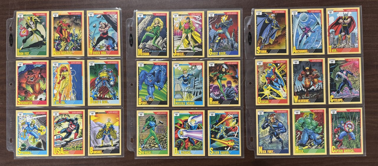1991 Impel Marvel Universe Series 2 Complete Card Set (162) NM