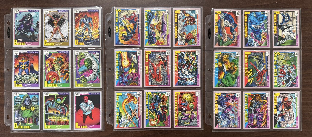 1991 Impel Marvel Universe Series 2 Complete Card Set (162) NM