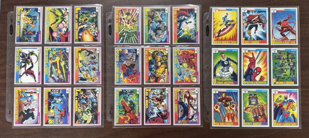 1991 Impel Marvel Universe Series 2 Complete Card Set (162) NM