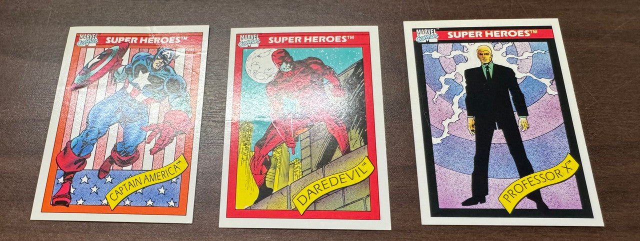 1990 Impel Marvel Universe Series 1 Complete Card Set (162) NM