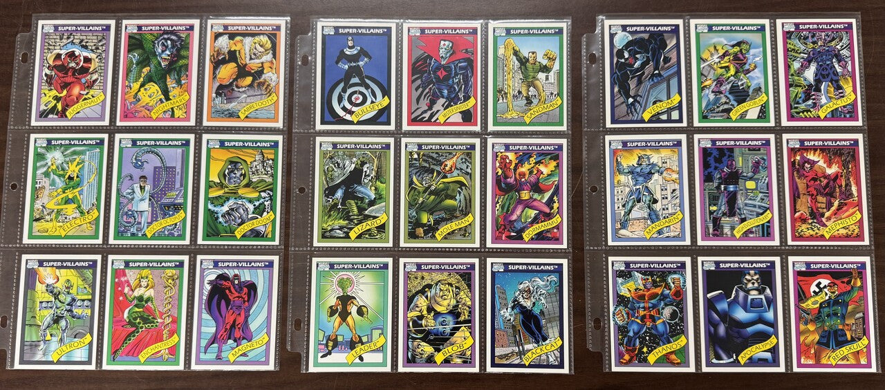 1990 Impel Marvel Universe Series 1 Complete Card Set (162) NM