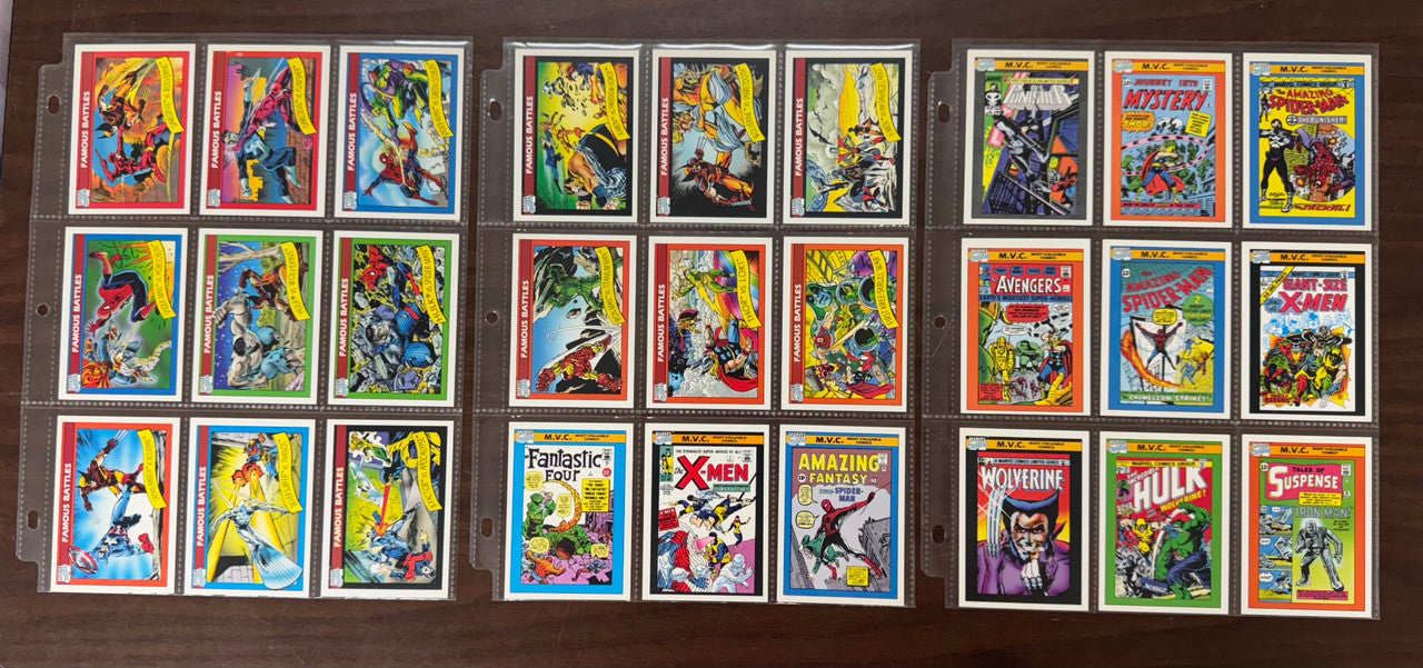 1990 Impel Marvel Universe Series 1 Complete Card Set (162) NM