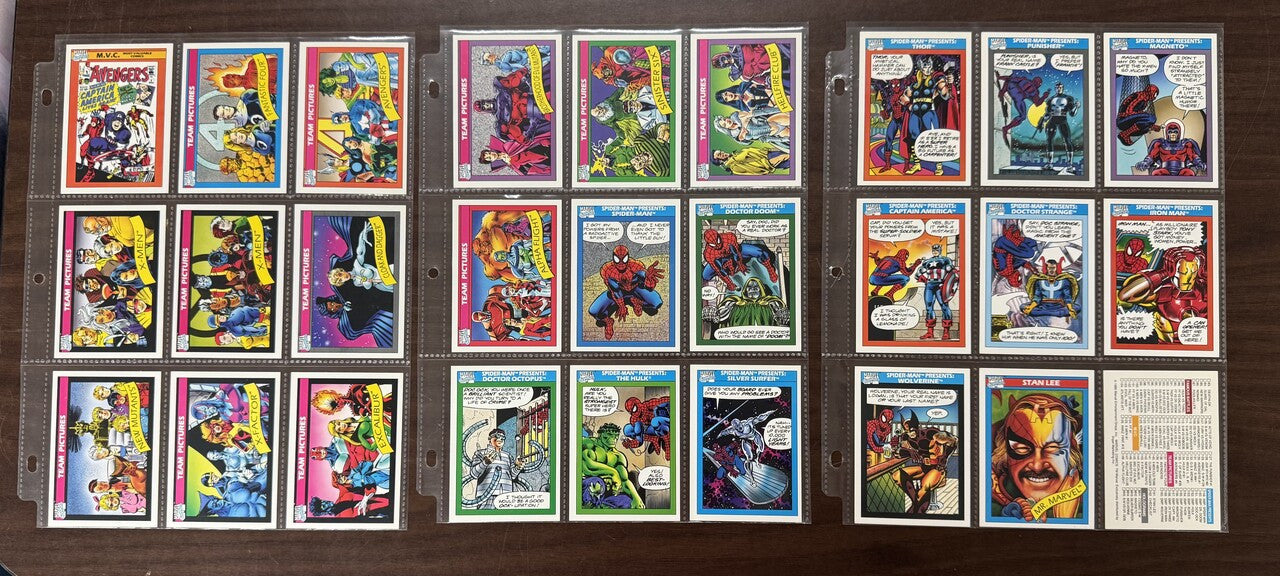 1990 Impel Marvel Universe Series 1 Complete Card Set (162) NM