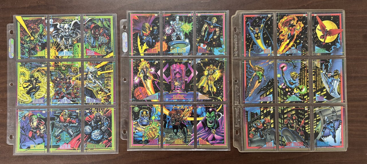 1993 Skybox Marvel Universe Series 4 Complete Card Set (180) NM