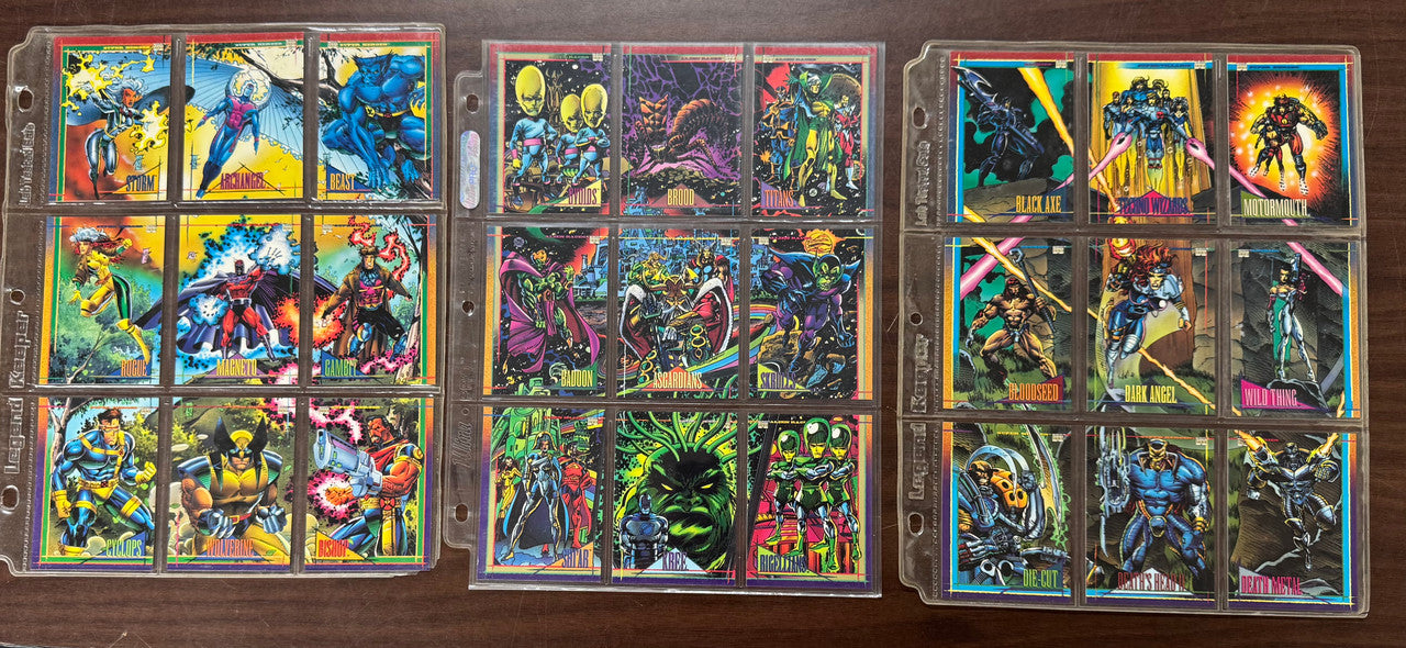 1993 Skybox Marvel Universe Series 4 Complete Card Set (180) NM