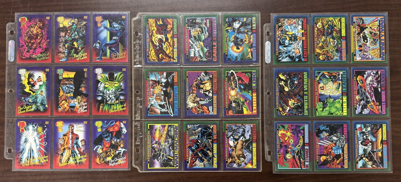 1993 Skybox Marvel Universe Series 4 Complete Card Set (180) NM
