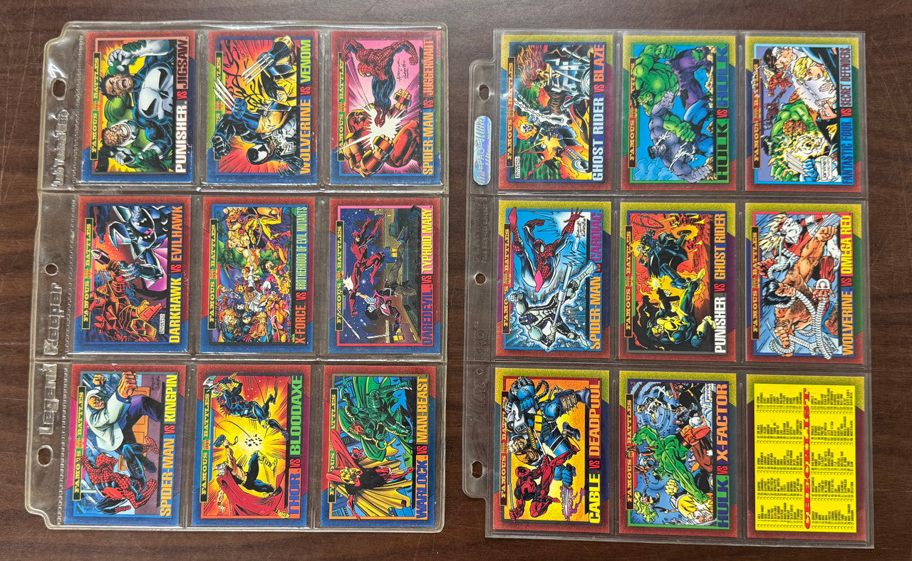1993 Skybox Marvel Universe Series 4 Complete Card Set (180) NM