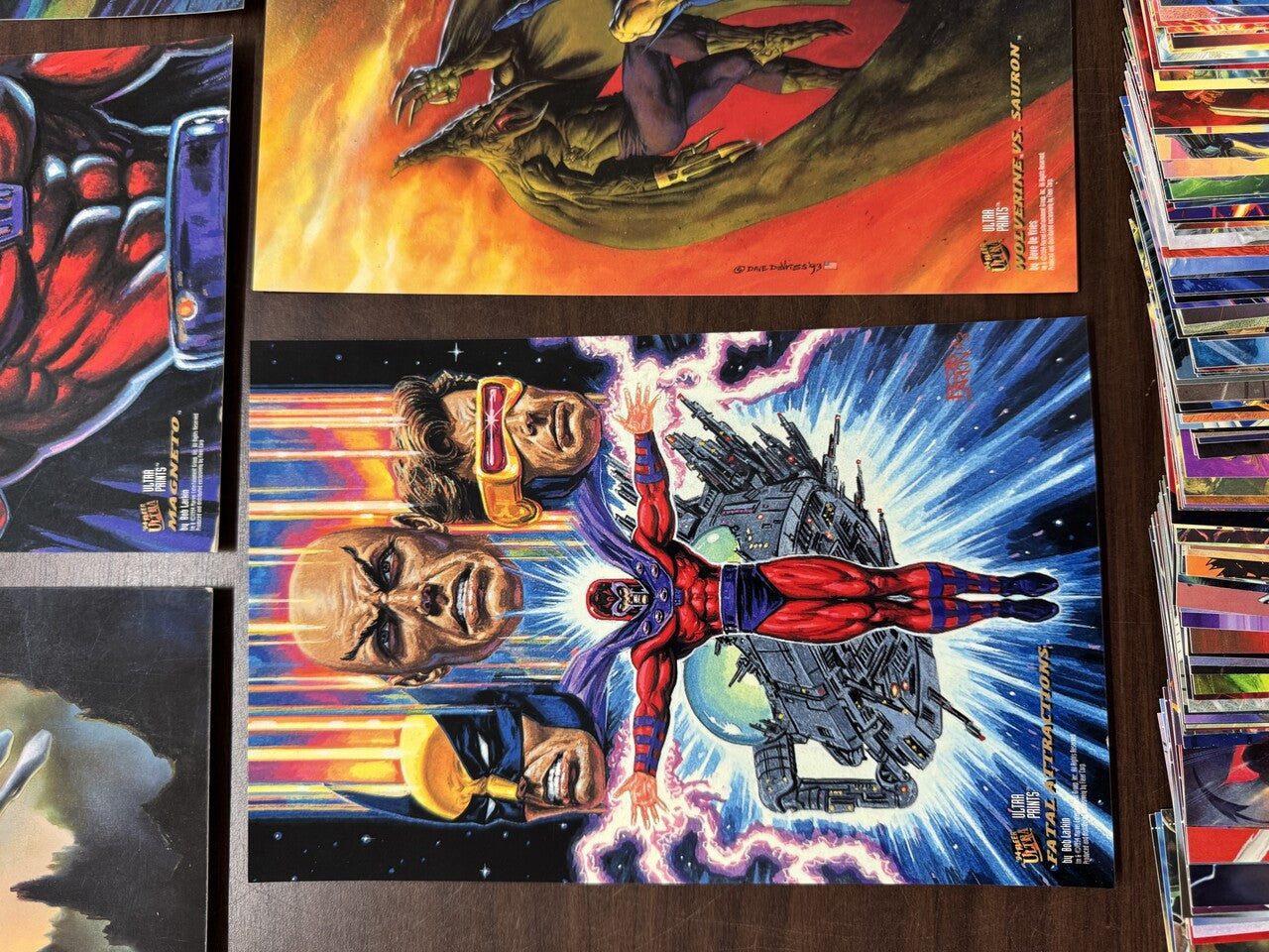 1994 Fleer Ultra X-Men Complete Card Set (150) + Box Toppers (5) NM