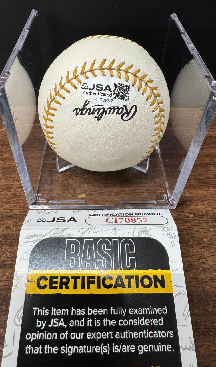 Adrian Gonzalez Signed Autographed Rawlings Gold Glove Award Baseball JSA *857