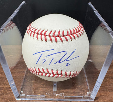 Troy Tulowitzki Signed Autographed Rawlings OML Baseball JSA *890