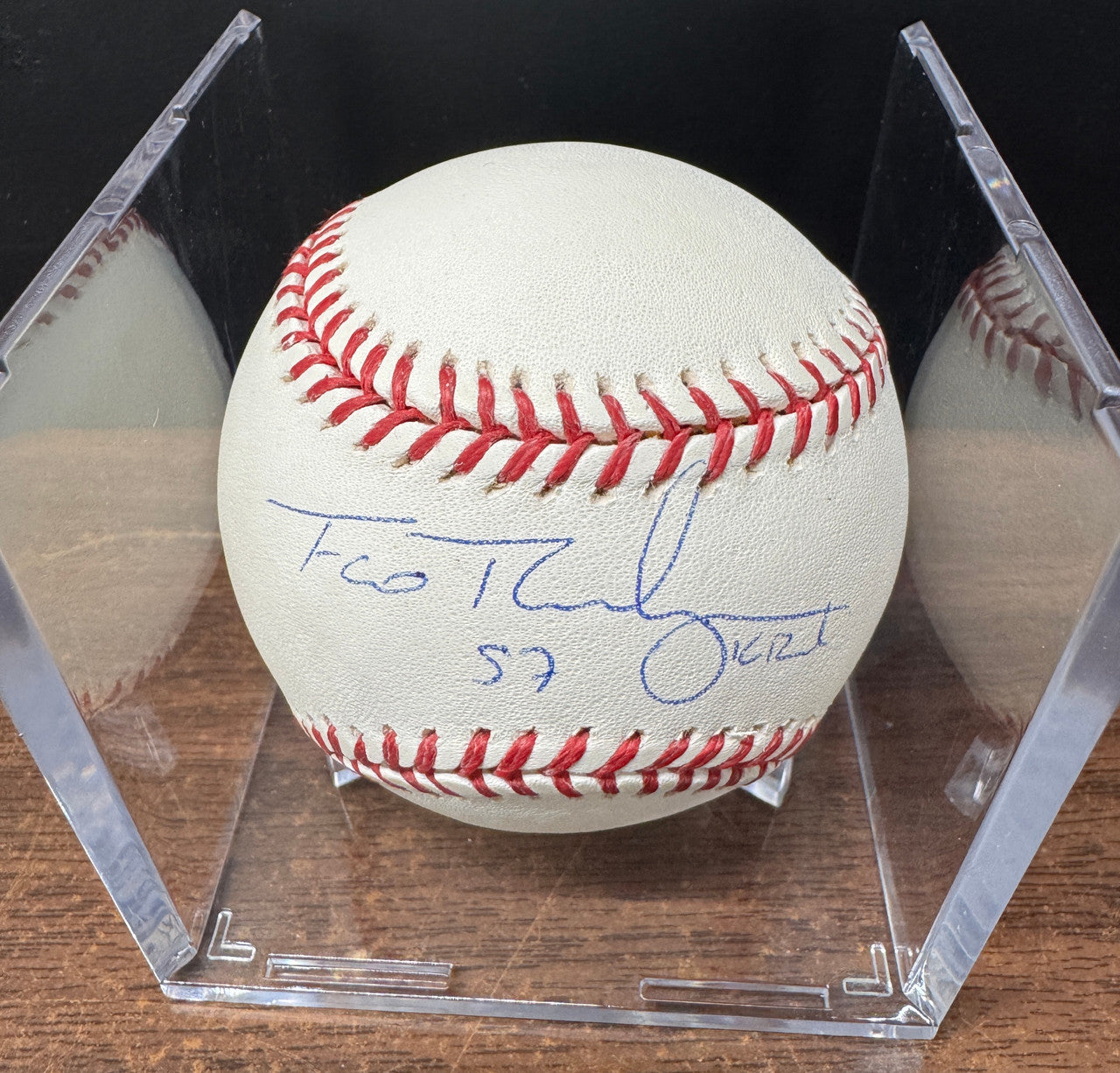 Francisco Rodriguez "K-Rod" Signed Autographed Rawlings OML Baseball JSA *860