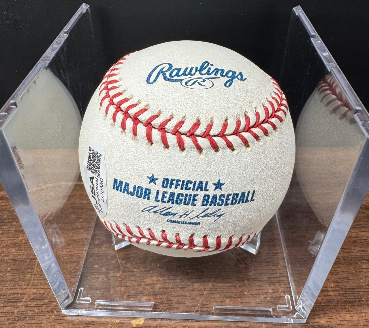 Francisco Rodriguez "K-Rod" Signed Autographed Rawlings OML Baseball JSA *860