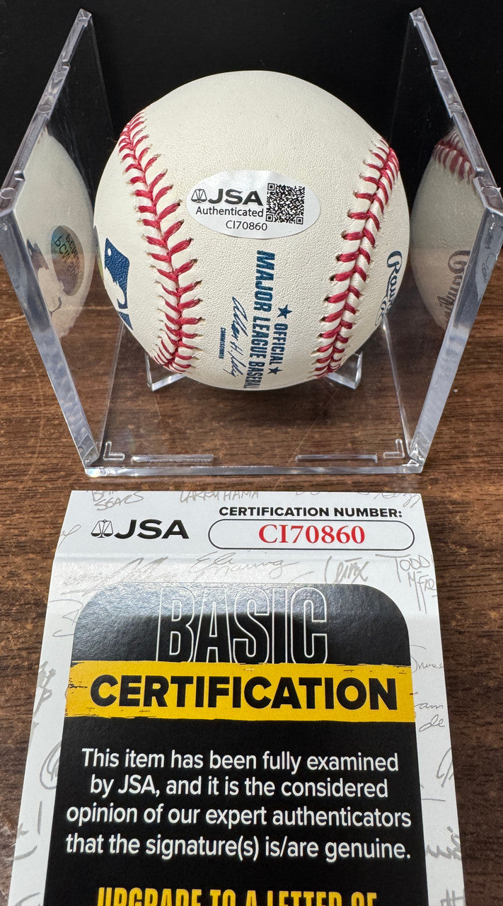Francisco Rodriguez "K-Rod" Signed Autographed Rawlings OML Baseball JSA *860