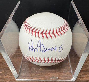 Ken Griffey Sr. Signed Autographed Rawlings OML Baseball JSA *863