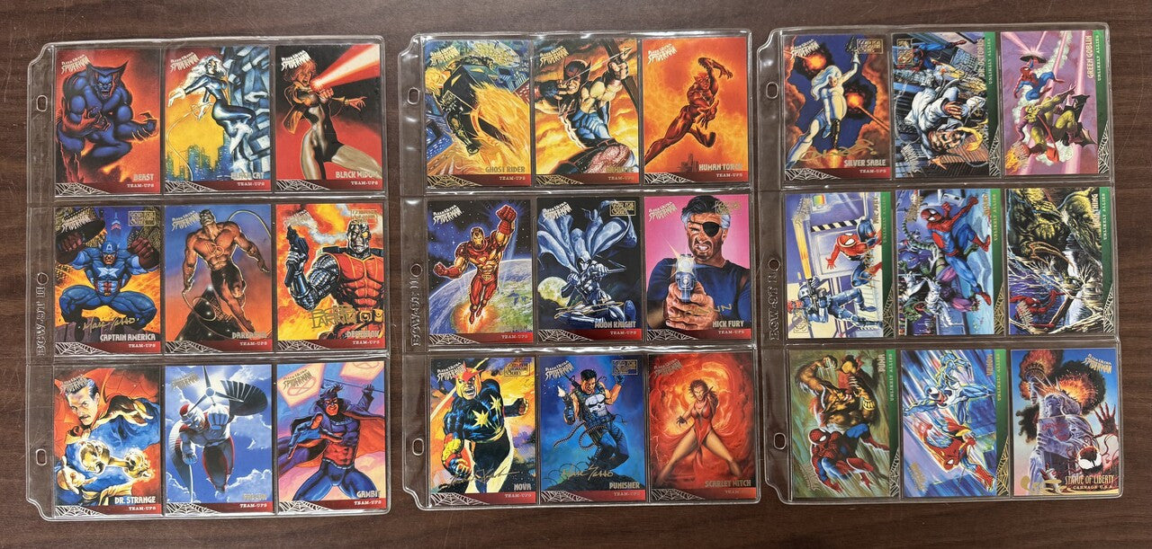 1995 Fleer Ultra Spider-Man Complete Card Set (150) Gold Variants NM