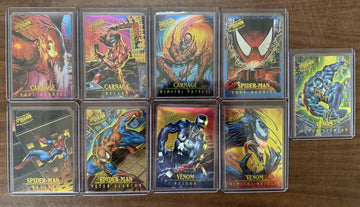1995 Fleer Ultra Spider-Man Masterpieces Complete Insert Set (9) NM