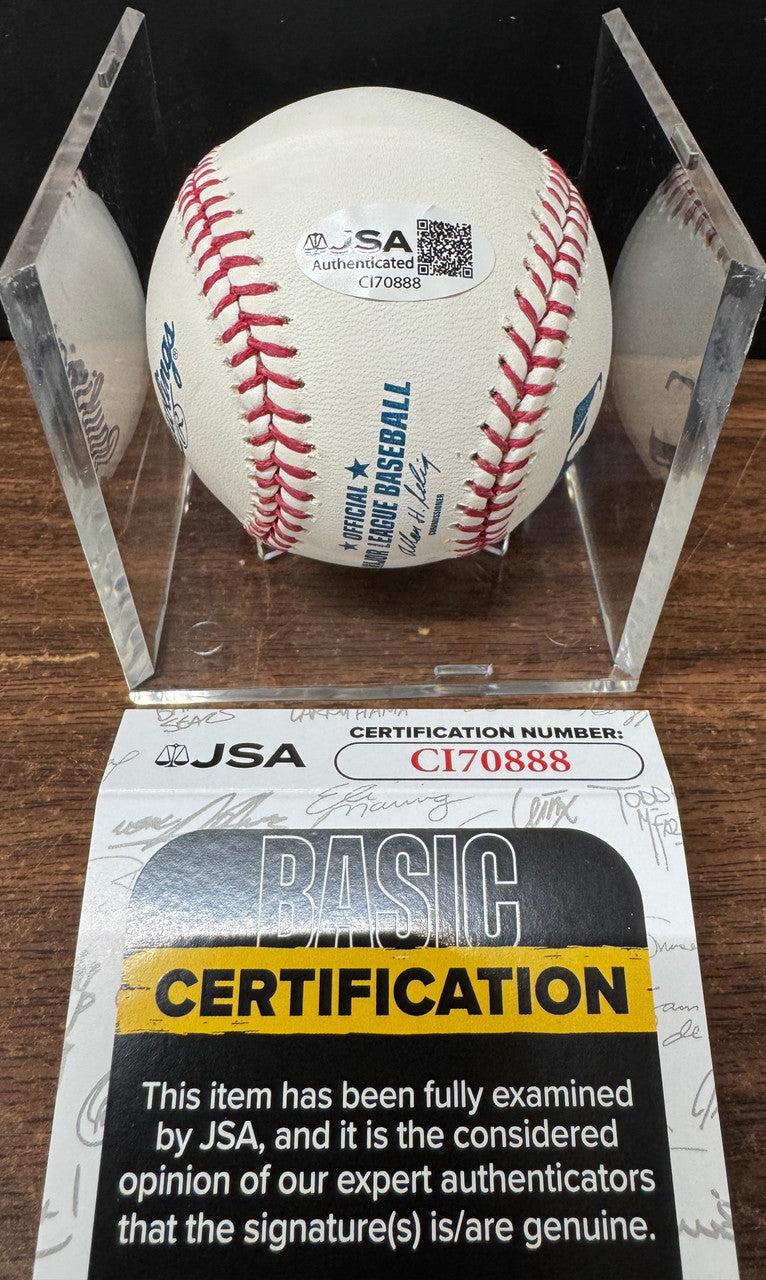 Carlos Correa Signed Autographed Rawlings OML Baseball JSA *888