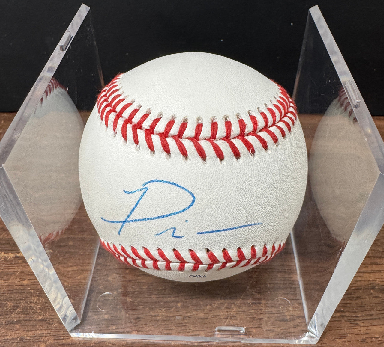 Prince Fielder Signed Autographed Rawlings OMiLB Baseball JSA *869