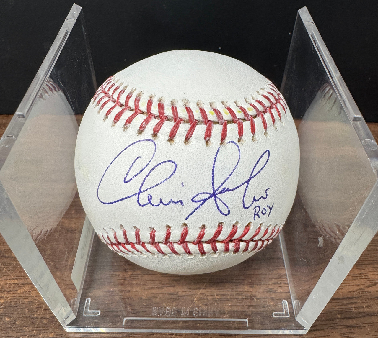 Chris Sabo Signed Autographed Inscribed Rawlings OML Baseball JSA *856