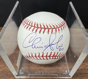 Chris Sabo Signed Autographed Inscribed Rawlings OML Baseball JSA *856