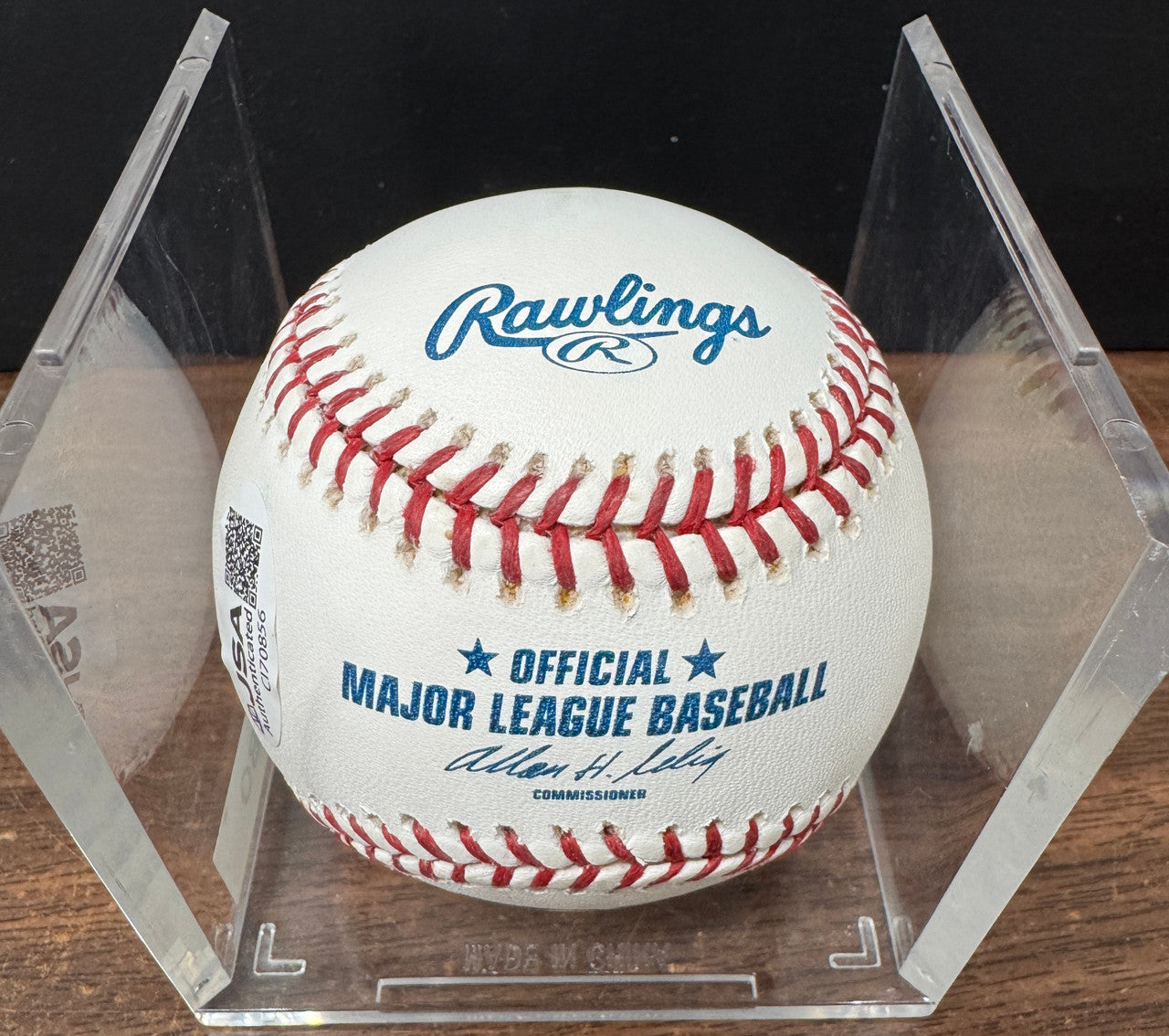 Chris Sabo Signed Autographed Inscribed Rawlings OML Baseball JSA *856