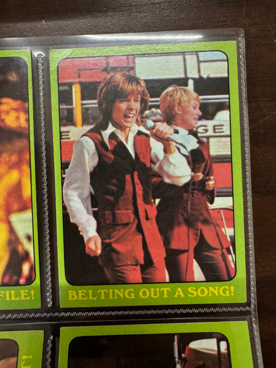 1971 Topps Partridge Family Green Border Complete Card Set (88) EX