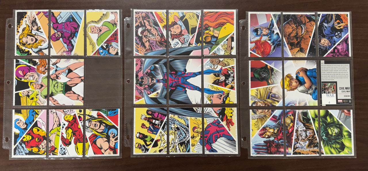 2011 Rittenhouse Marvel Universe Partial Set (80/90) NM