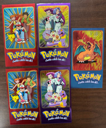 2000 Topps Pokemon Series 2 Box Topper Lot (5) VG