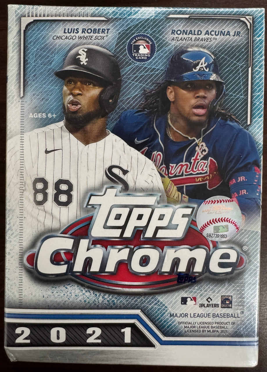 2021 Topps Chrome Baseball Blaster Box Factory Sealed