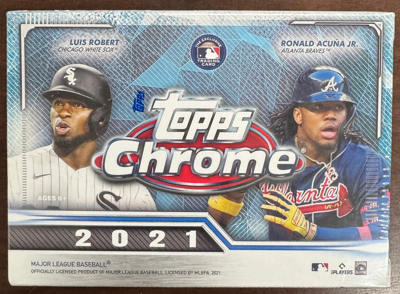 2021 Topps Chrome Baseball Blaster Box Factory Sealed