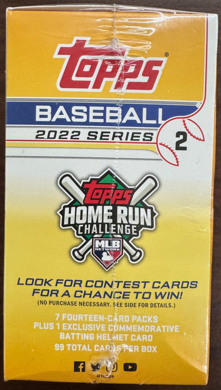 2022 Topps Baseball Series 2 Blaster Box Factory Sealed