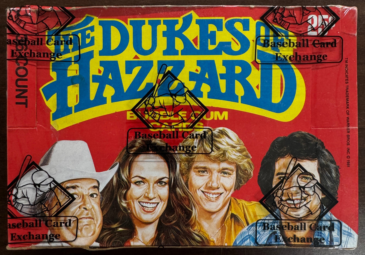 1981 Donruss Dukes of Hazzard Wax Box BBCE Wrapped & Sealed