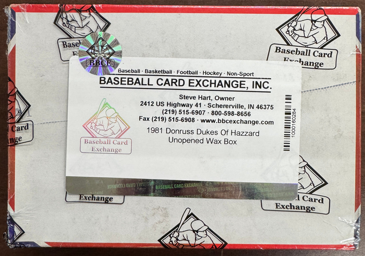1981 Donruss Dukes of Hazzard Wax Box BBCE Wrapped & Sealed