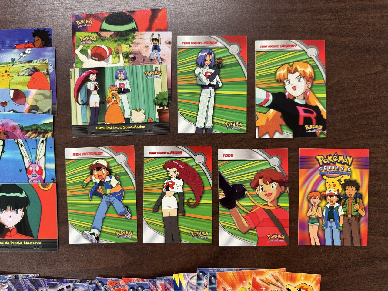 2000 Topps Series 2 Pokemon TV Series Blue Logo Complete Set (72) NM