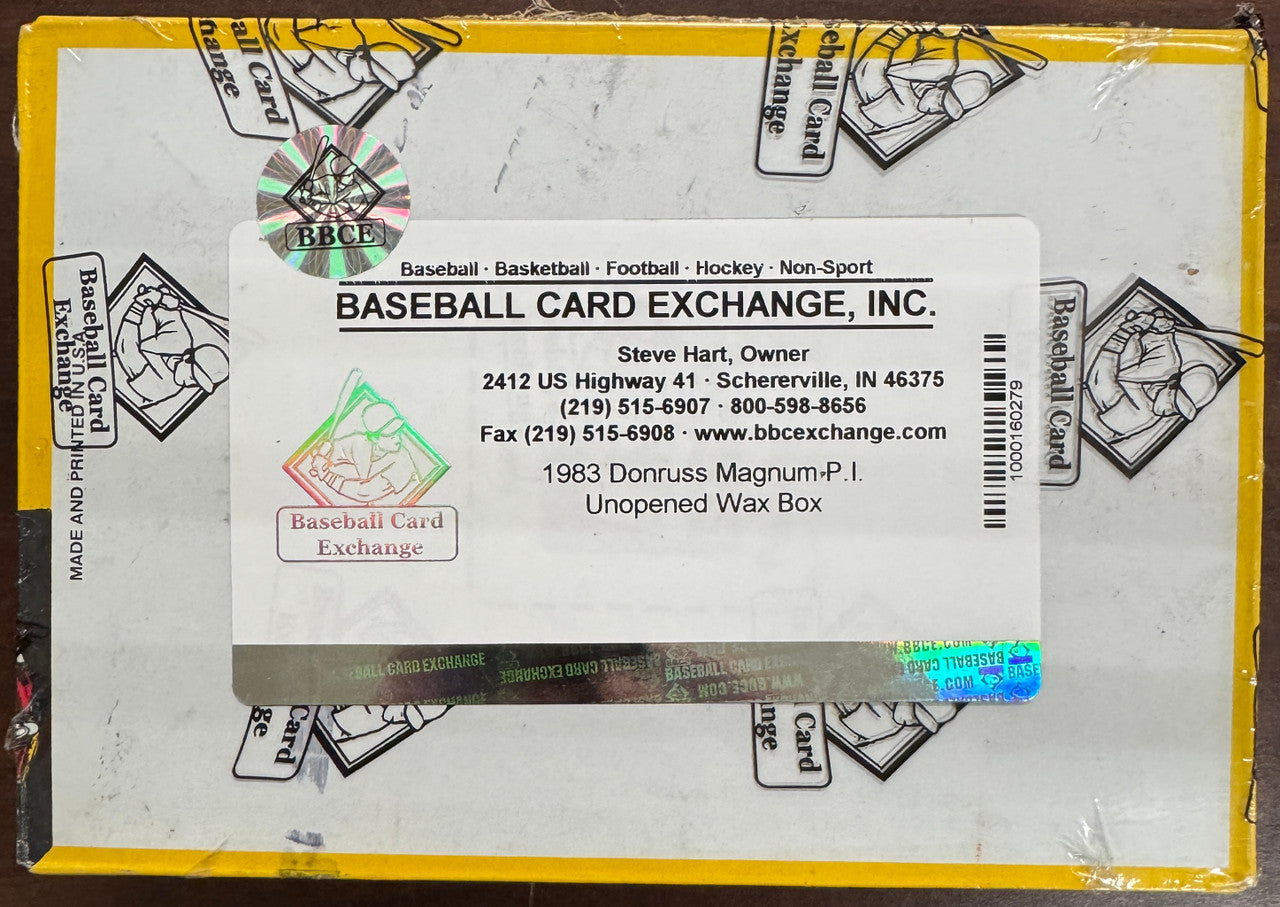 1983 Donruss Magnum P.I. Wax Box BBCE Wrapped & Sealed