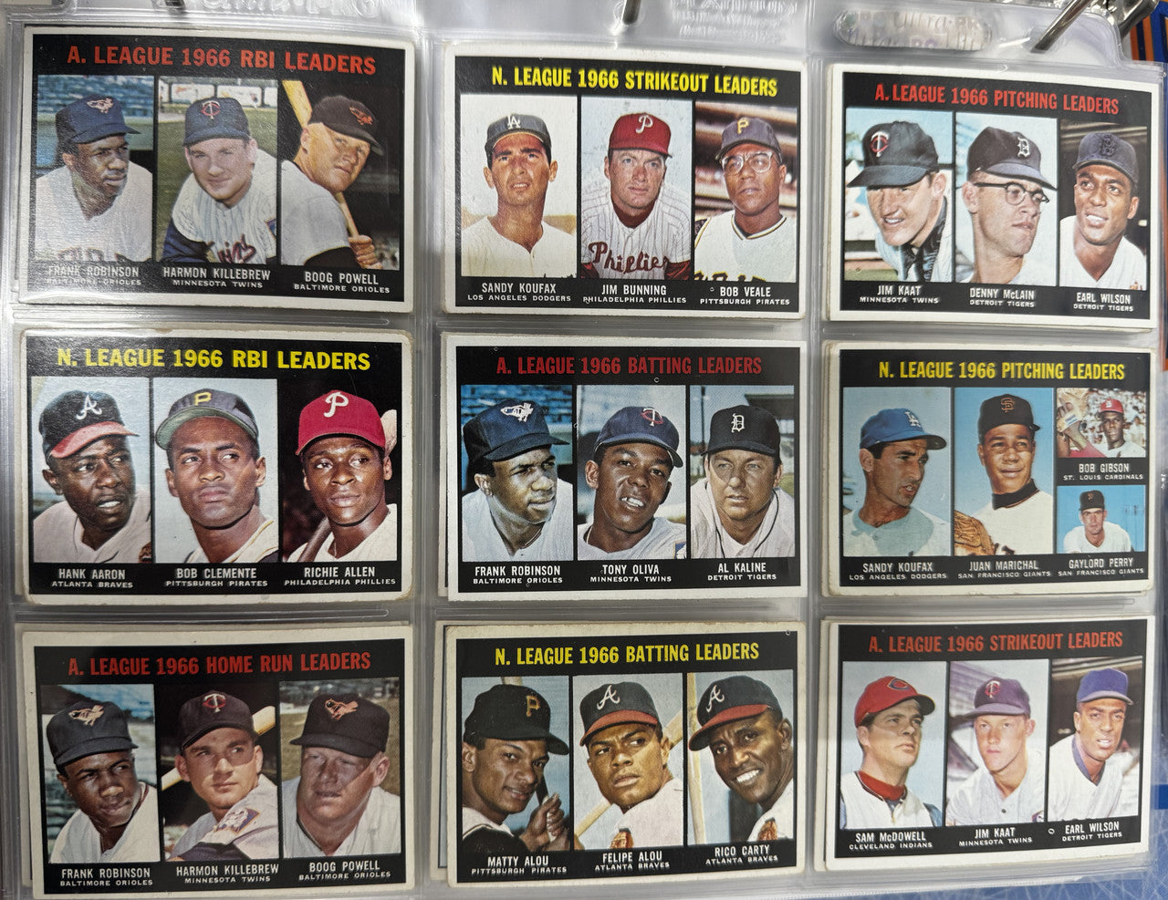 1967 Topps Baseball Complete Set Only Missing Seaver 608/609 Overall VG-EX