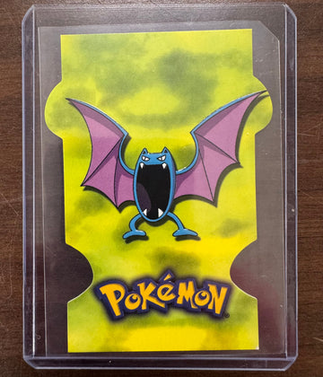 2001 Topps Pokemon Golbat Johto Die-Cut #42 Blue Label NM