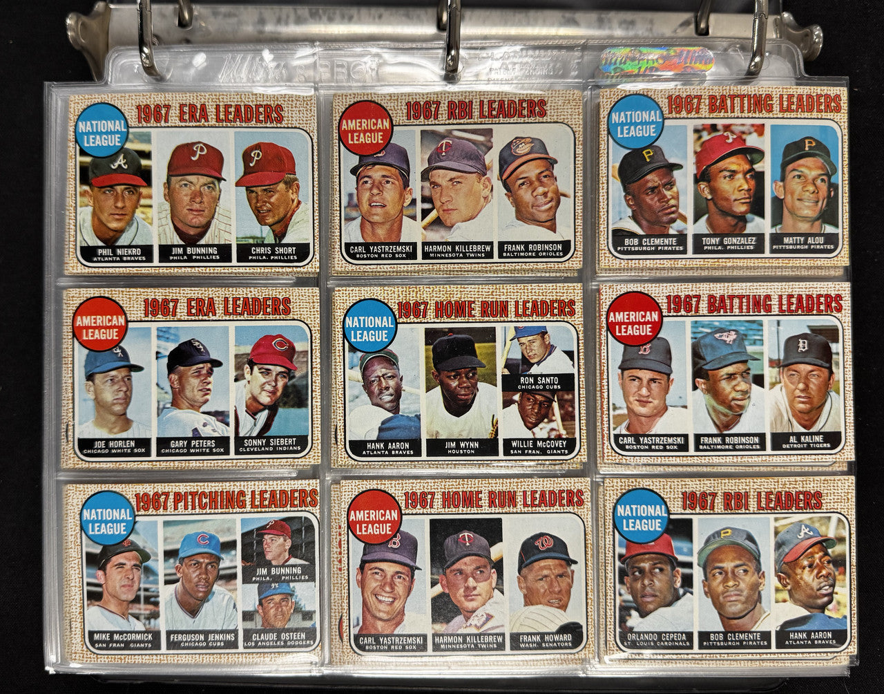 1968 Topps Baseball Complete Set (598) VG-EX Overall Ryan Bench PSA