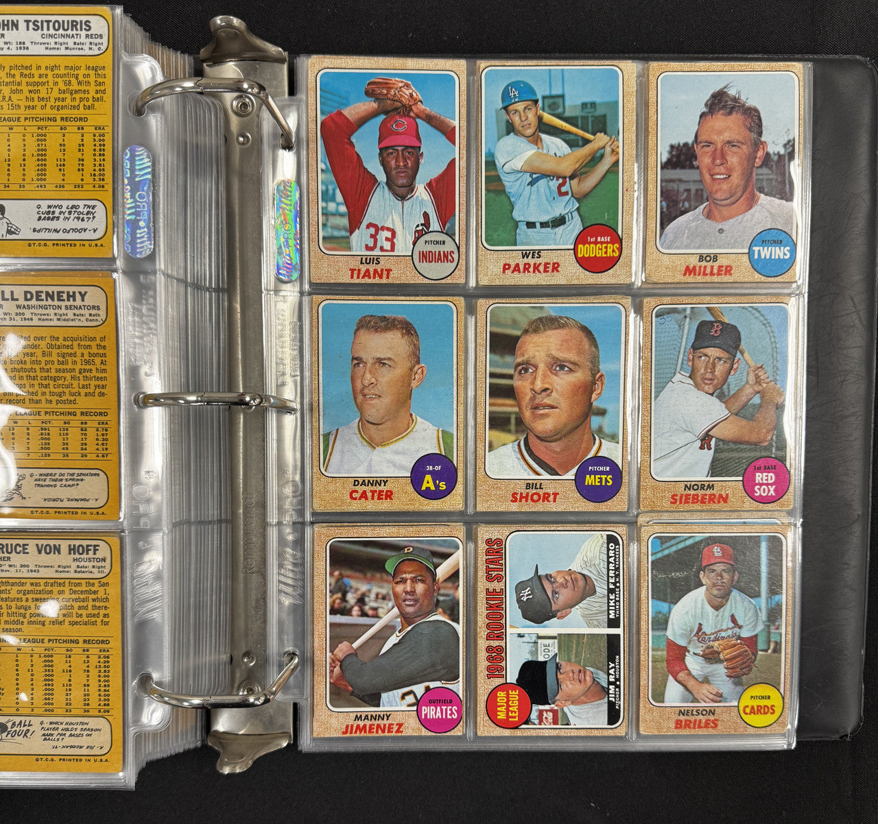 1968 Topps Baseball Complete Set (598) VG-EX Overall Ryan Bench PSA