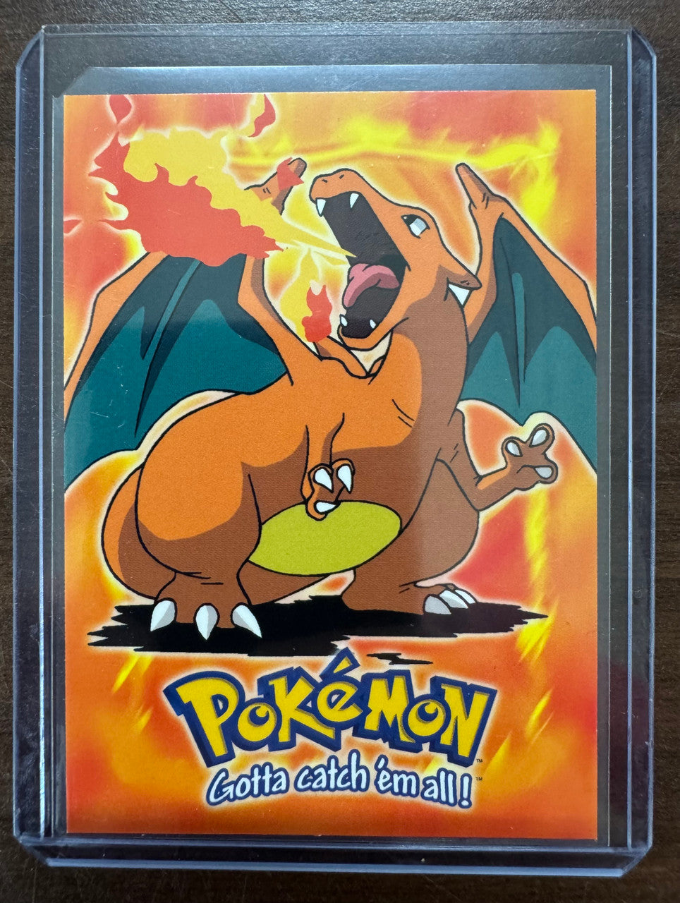 1999 Topps Series 1 Pokemon TV Series  Charizard #E6 Black Label NM