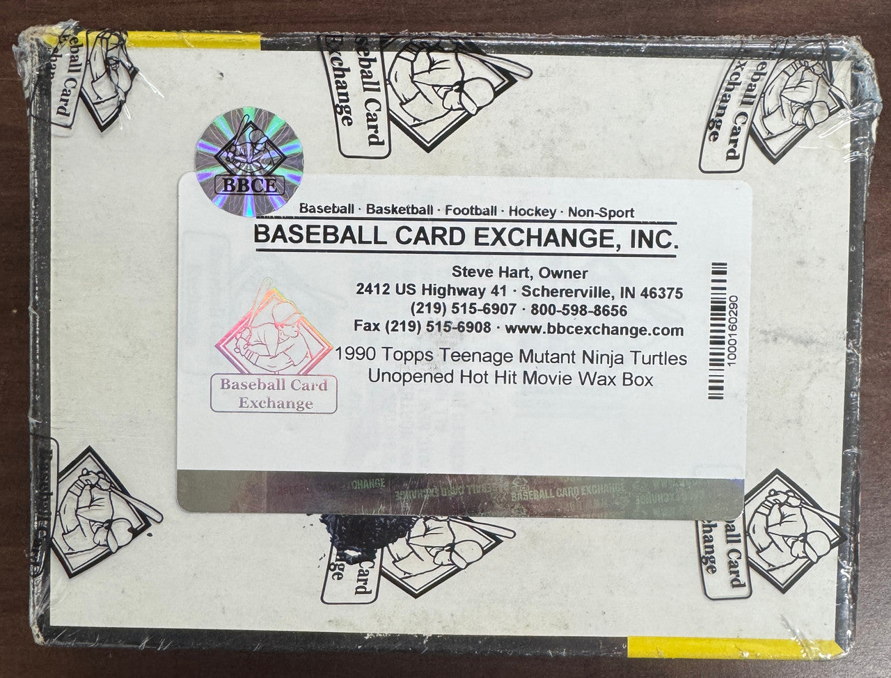 1990 Topps Teenage Mutant Ninja Turtles Hit Movie Wax Box BBCE Wrapped Sealed