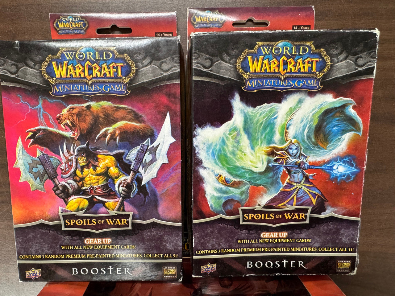 2008 Upper Deck World of Warcraft Miniatures Game Lot