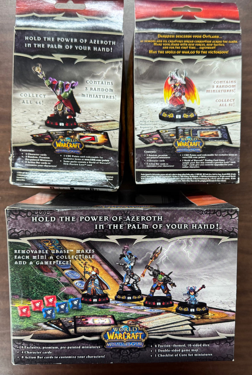 2008 Upper Deck World of Warcraft Miniatures Game Lot (B)