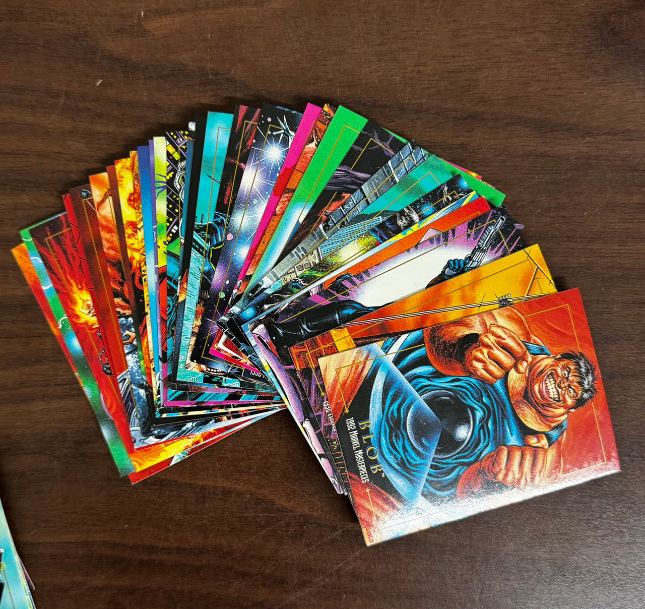 1992 Skybox Marvel Masterpieces Complete Set (100) NM