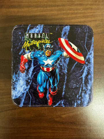 1992 Marvel Masterpieces Complete Set (100) w Tin + Lost Ladies & Battle Spectra