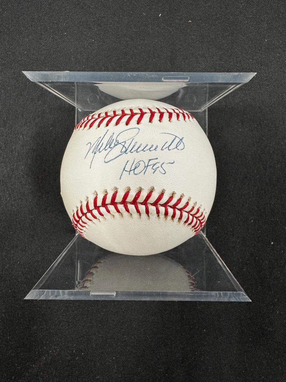 Mike Schmidt Signed Autographed HOF Inscribed Rawlings OML Baseball JSA