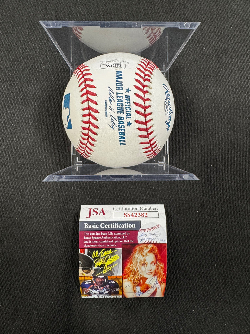 Trevor Hoffman Signed Autographed Rawlings OML Baseball JSA